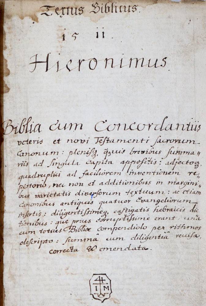 Große Abbildung Nr.1: 138-59 Biblia latina.: (Bibeln)