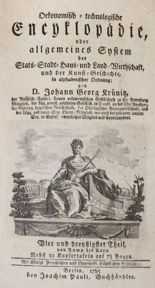 Große Abbildung Nr.1: 138-606 Krünitz,J.G.: (Militaria, Kanonen)