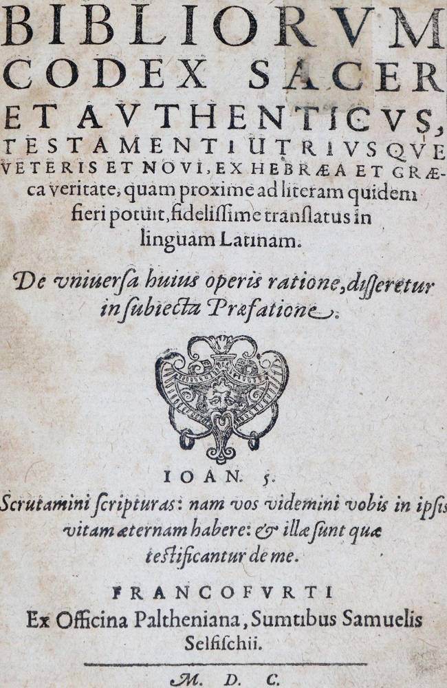 Große Abbildung Nr.1: 138-61 Biblia latina.: (Bibeln)