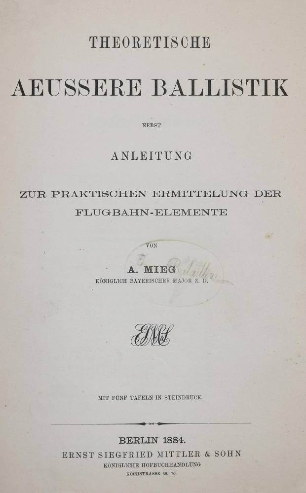 Große Abbildung Nr.1: 138-617 Mieg,A.: (Militaria)