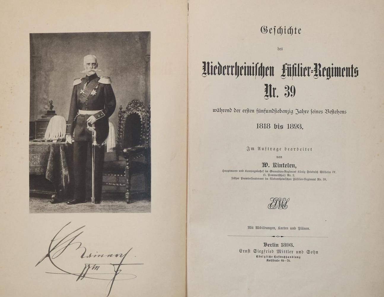 Große Abbildung Nr.1: 138-629 Rintelen,W.: (Militaria)