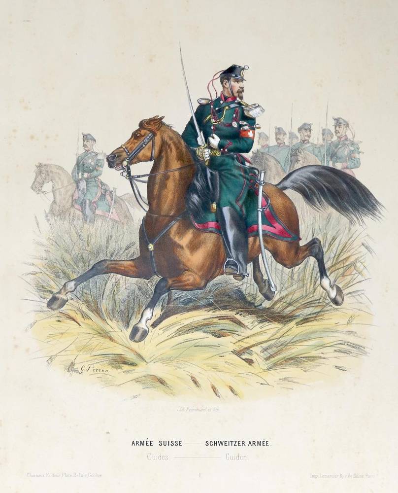 Große Abbildung Nr.1: 138-635 Perron,C.: (Militaria, Schweiz)