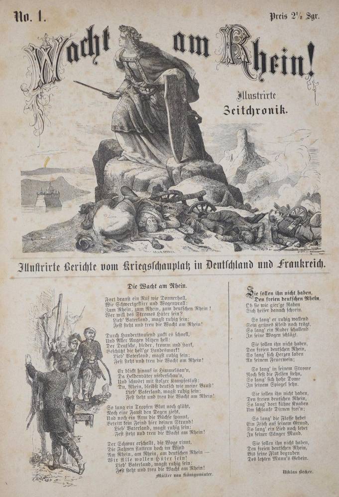 Große Abbildung Nr.1: 138-645 Wacht am Rhein!: (Militaria)
