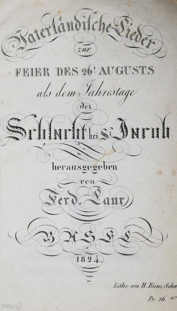 Große Abbildung Nr.2: 138-650 Laur,F. (Hrsg.).: (Musik, Basel)