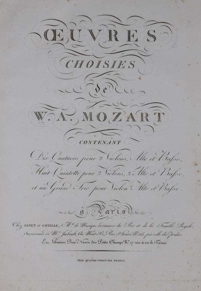 Große Abbildung Nr.1: 138-657 Mozart,W.A.: (Musik)