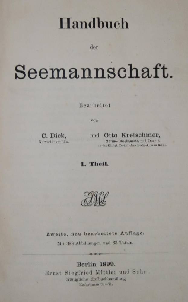 Große Abbildung Nr.1: 138-709 Dick,C. u. O.Kretschmer.: (Seewesen)