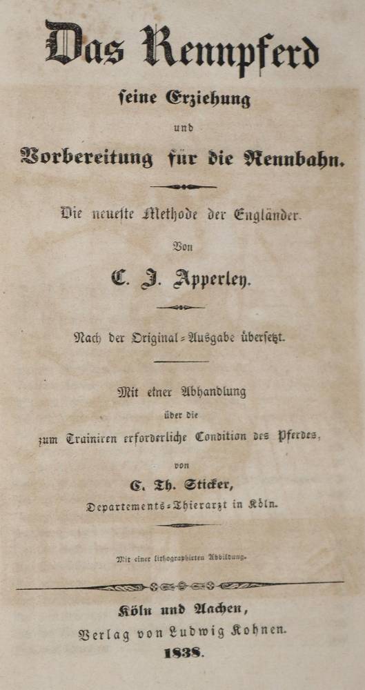 Große Abbildung Nr.1: 138-728 Apperley,C.J.: (Sport, Reitsport)