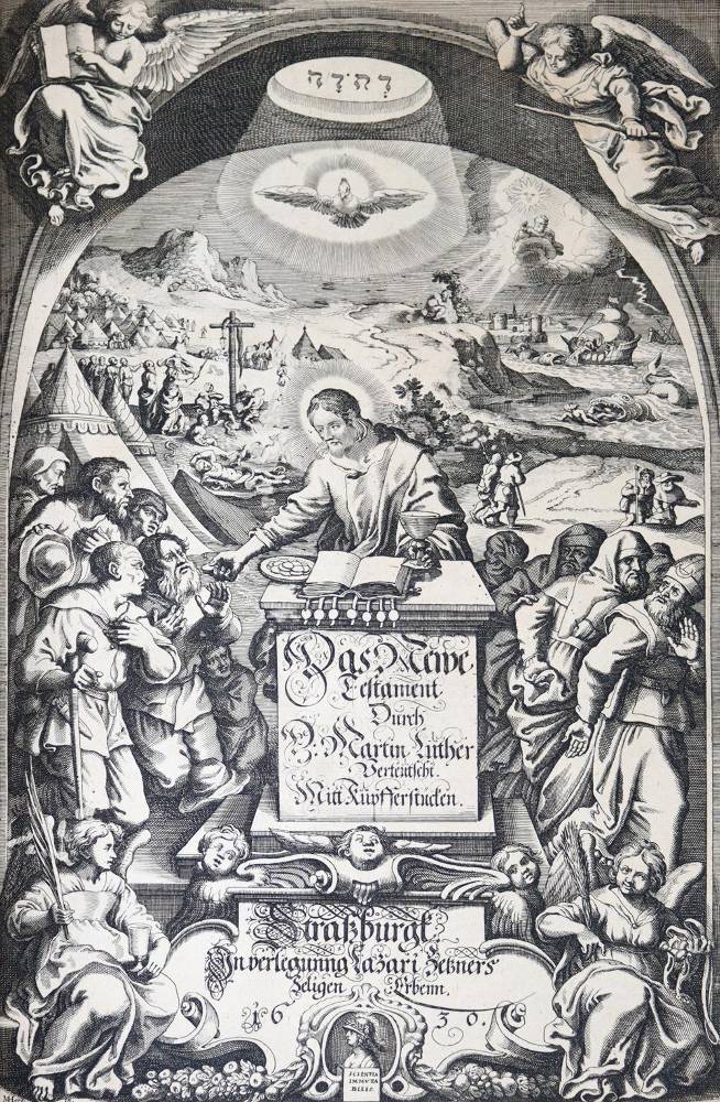 Große Abbildung Nr.13: 138-74 Biblia germanica.: (Bibeln, Merian)