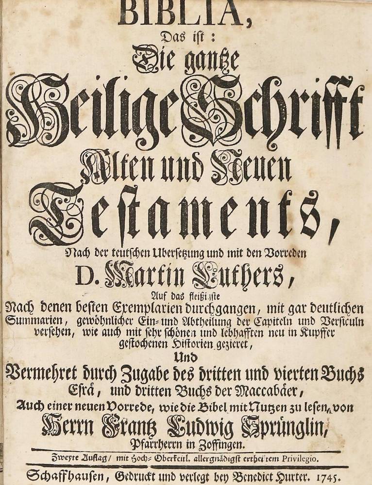 Große Abbildung Nr.2: 138-75 Sammlung: (Bibeln)