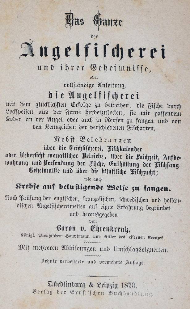 Große Abbildung Nr.1: 138-756 Ehrenkreutz,B.v.: (Jagd, Angeln)