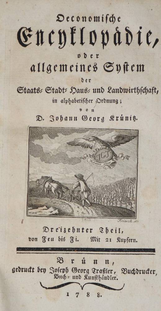 Große Abbildung Nr.1: 138-757 Krünitz,J.G.: (Jagd, Angeln)