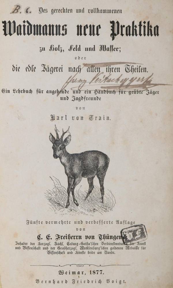 Große Abbildung Nr.1: 138-763 Drei Werke.: (Jagd)