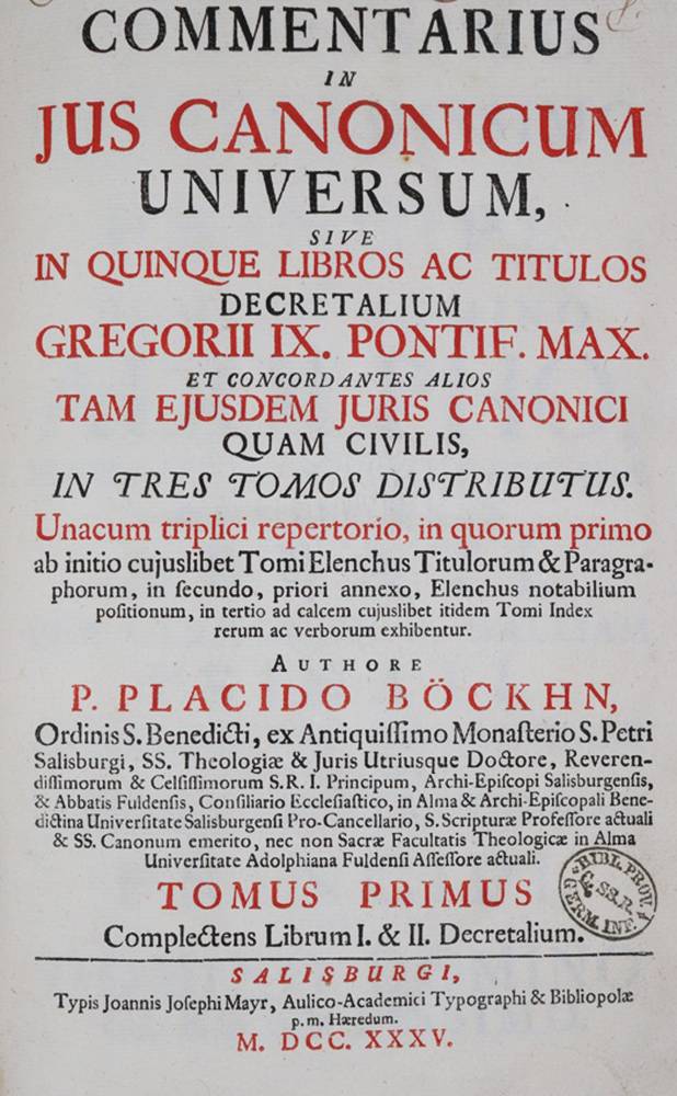 Große Abbildung Nr.2: 138-78 Böckhn,P.v.: (Alte Drucke, Handschriften und Theologie)