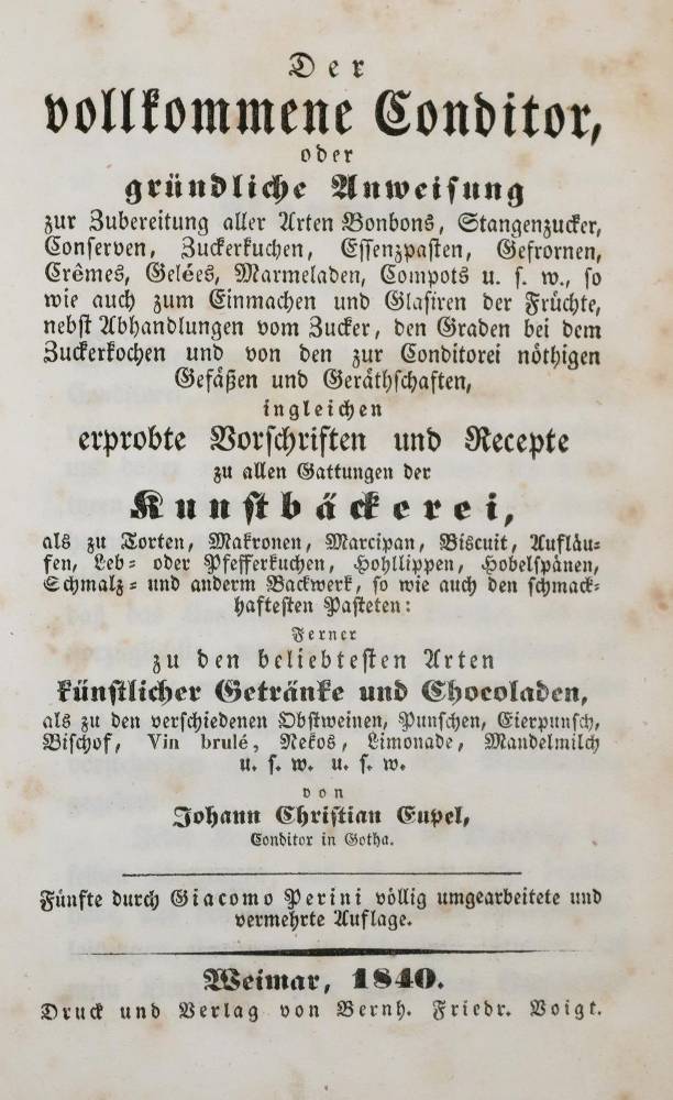 Große Abbildung Nr.2: 138-782 Eupel,J.C.: (Küche und Haushalt, Bäckerei und Konditorei)