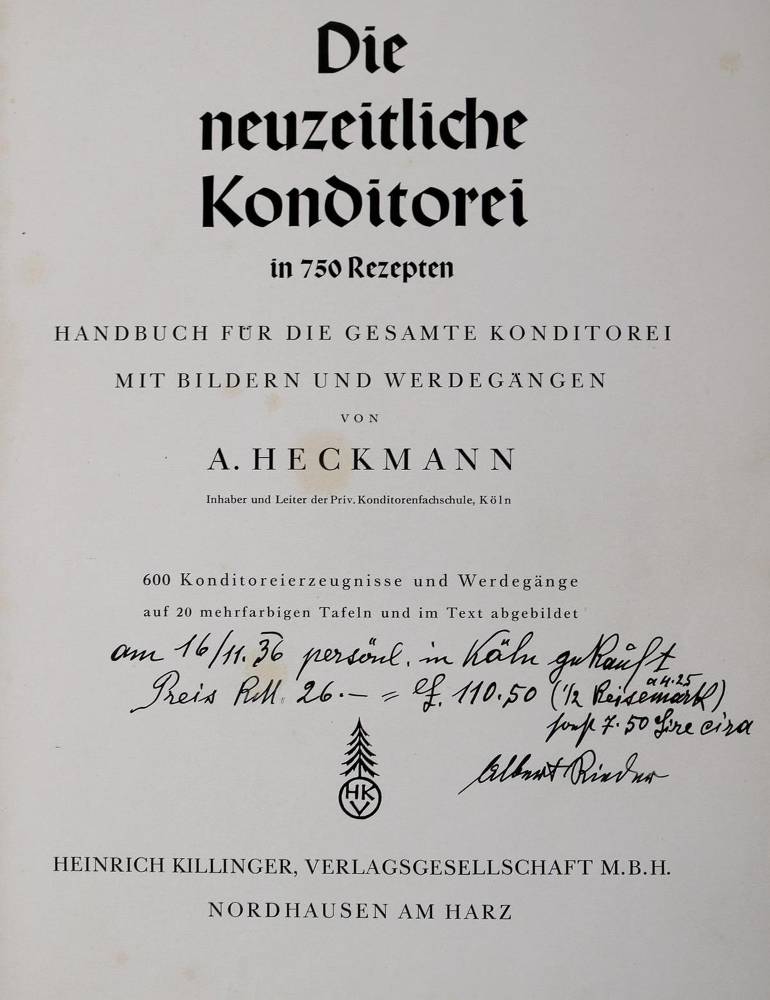 Große Abbildung Nr.2: 138-784 Heckmann,A.: (Küche und Haushalt, Bäckerei und Konditorei)