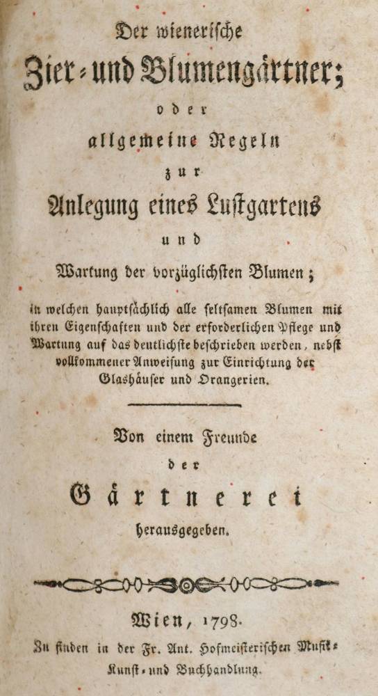 Große Abbildung Nr.1: 138-792 Wiener Gärtner.: (Küche und Haushalt, Garten)