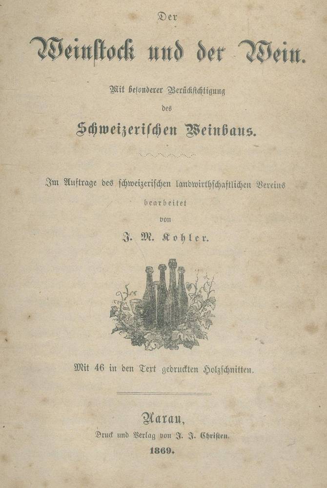 Große Abbildung Nr.1: 138-807 Kohler,J.M.: (Küche und Haushalt, Getränke, Wein)