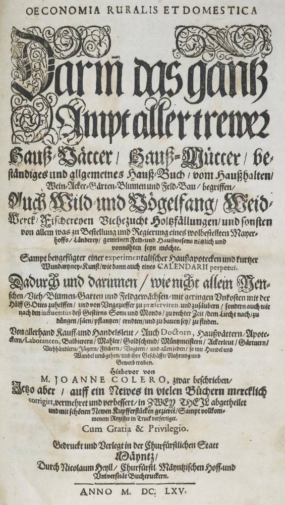 Große Abbildung Nr.2: 138-822 Colerus,J.: (Küche und Haushalt, Haushalt)
