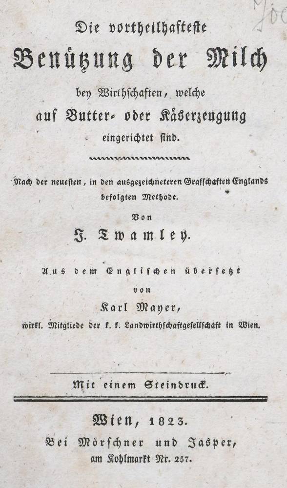 Große Abbildung Nr.1: 138-829 Twambley,K.: (Küche und Haushalt, Käse, Milch)