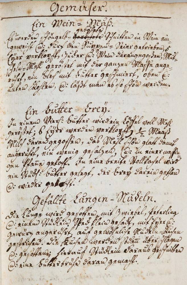 Große Abbildung Nr.1: 138-833 Sartorius,J.E.C.: (Küche und Haushalt, Kochbücher, Handschriften)