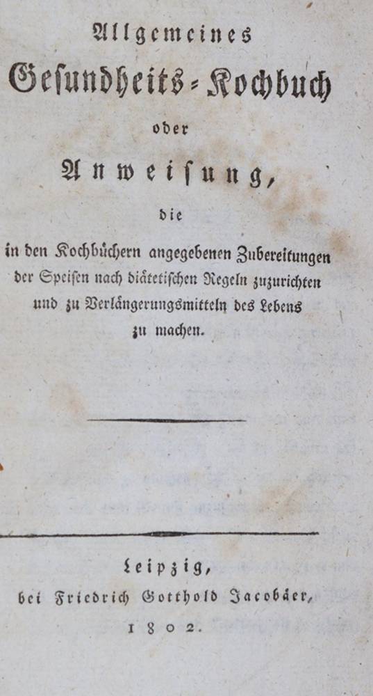 Große Abbildung Nr.1: 138-840 (Niceus,C.F.).: (Küche und Haushalt, Kochbücher)