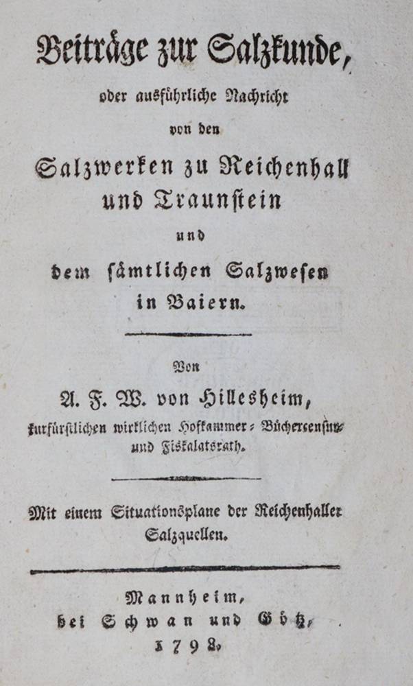 Große Abbildung Nr.1: 138-853 Hillesheim,A.F.W.v.: (Küche und Haushalt, Salz)