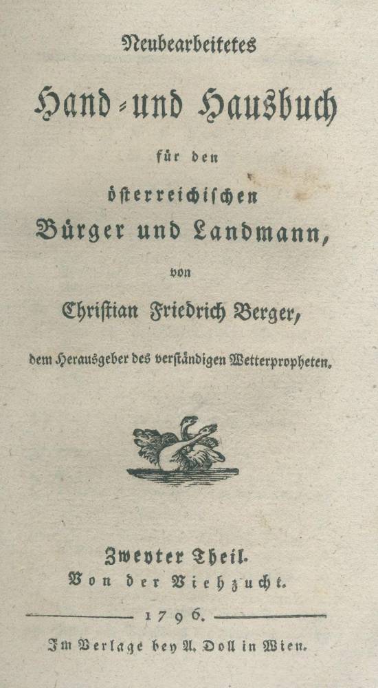 Große Abbildung Nr.4: 138-872 Berger,C.F.: (Land- und Forstwirtschaft, Landwirtschaft)