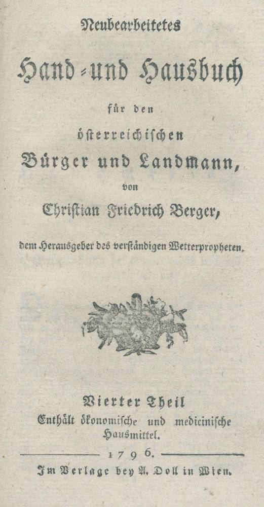 Große Abbildung Nr.6: 138-872 Berger,C.F.: (Land- und Forstwirtschaft, Landwirtschaft)