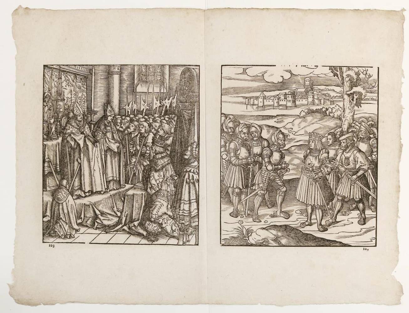 Große Abbildung Nr.2: 138-88 Burgkmair, Hans: (Buchholzschnitte)
