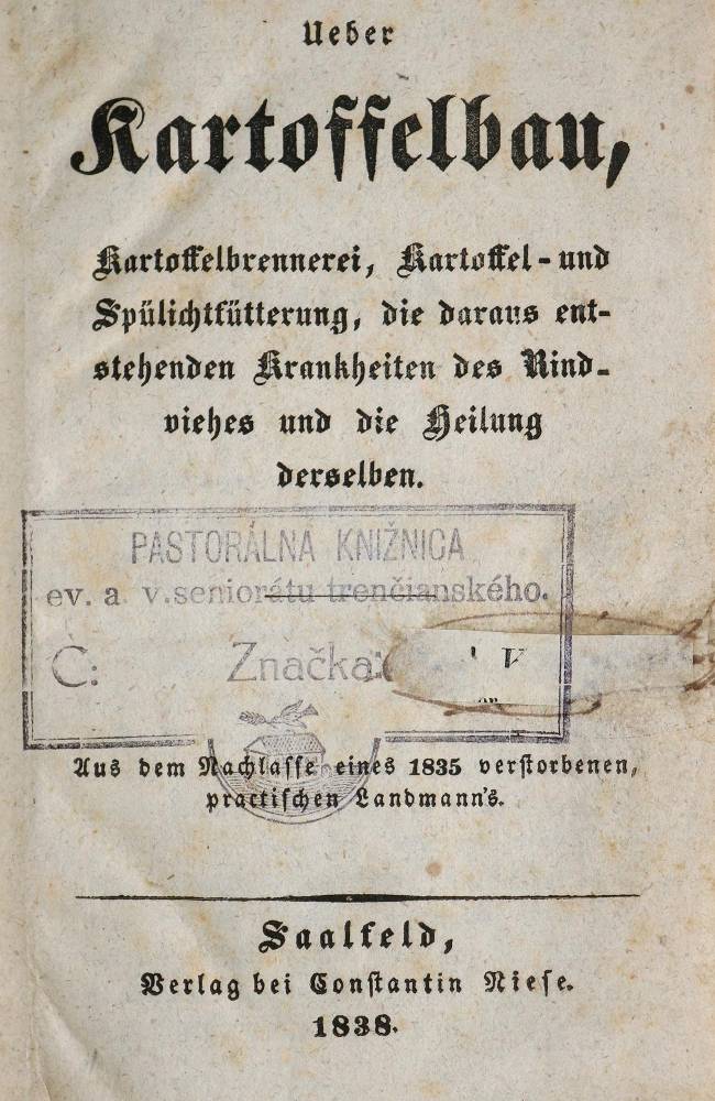Große Abbildung Nr.1: 138-881 Über Kartoffelbau,: (Land- und Forstwirtschaft, Landwirtschaft, Kartoffel)