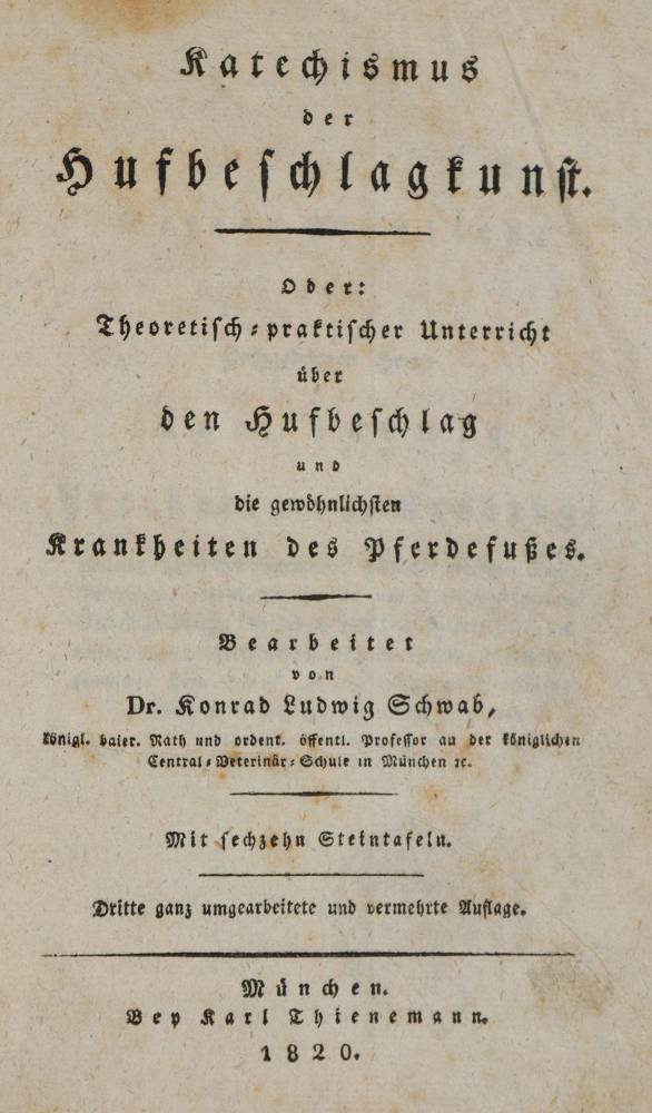 Große Abbildung Nr.1: 138-886 Schwab,K.L.: (Land- und Forstwirtschaft, Landwirtschaft, Pferde)