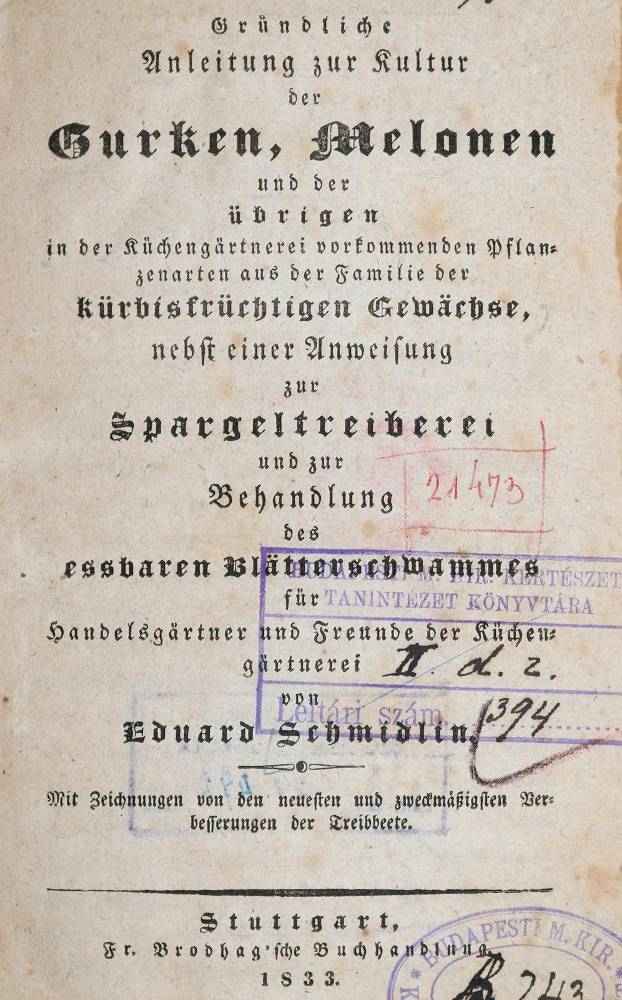 Große Abbildung Nr.1: 138-890 Schmidlin,E.: (Land- und Forstwirtschaft, Landwirtschaft)