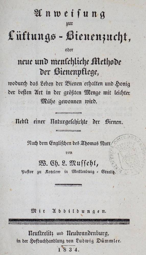 Große Abbildung Nr.1: 138-918 Nutt,T.: (Land- und Forstwirtschaft, Tierhaltung, Imkerei)