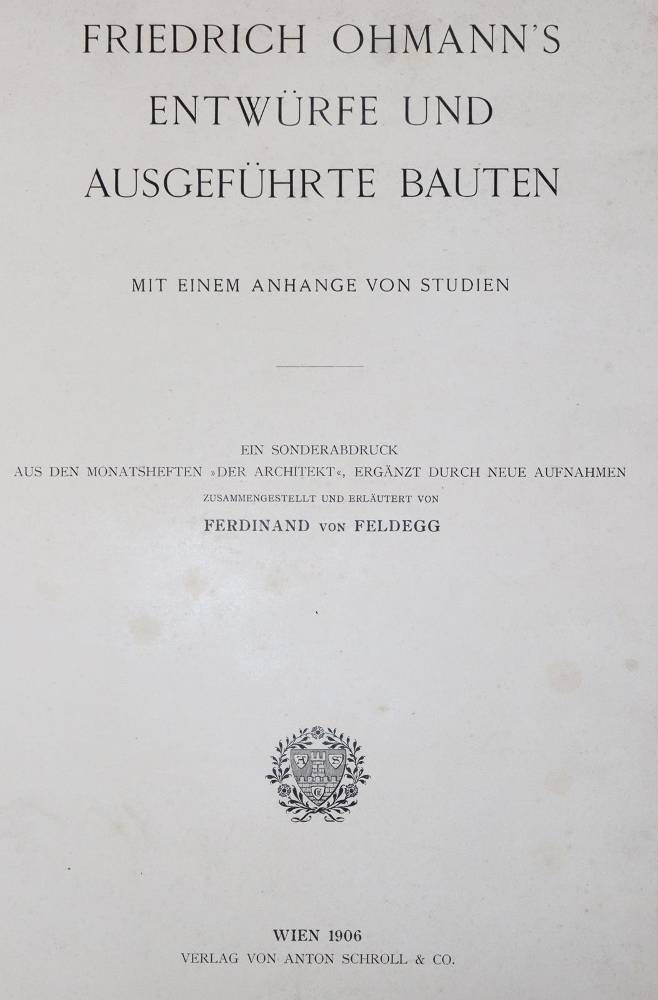Große Abbildung Nr.3: 138-935 Feldegg,F.v.: (Architektur)