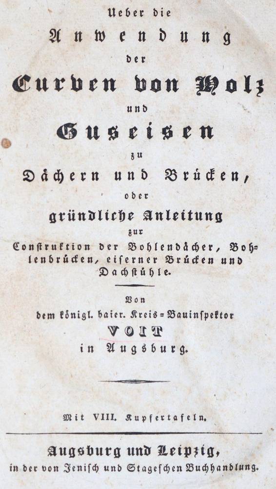 Große Abbildung Nr.1: 138-951 Voit,(J.M.v.).: (Architektur)