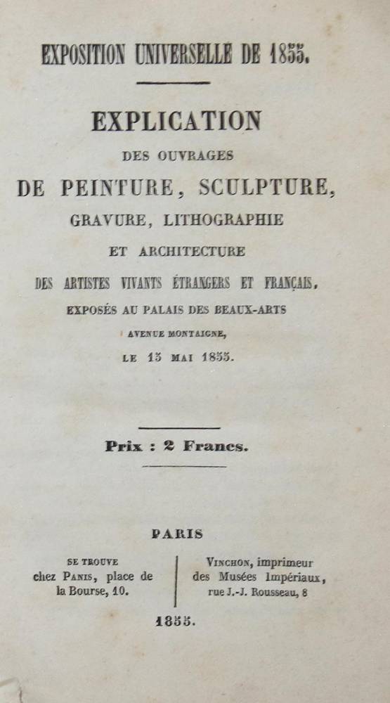 Große Abbildung Nr.1: 138-966 Explication des Ouvrages de Peinture,: (Kunstwissenschaft)