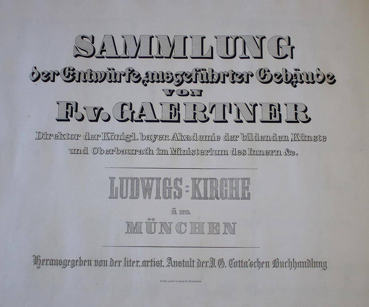 Große Abbildung Nr.1: 138-970 Gaertner,Frdr.v.: (Kunstwissenschaft)
