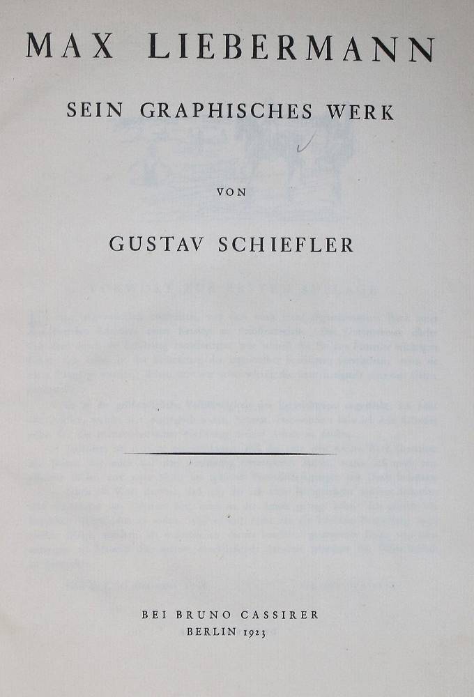 Große Abbildung Nr.2: 138-997 Schiefler,G.: (Liebermann)