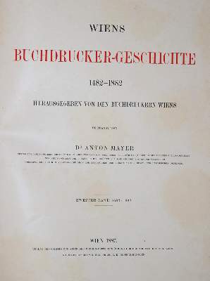 Bild Nr.1: 138-1035 Mayer,A.: (Buchdruckerei)