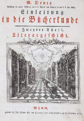 Bild Nr.1: 138-1038 Denis,M.: (Bibliographie und Buchwesen)