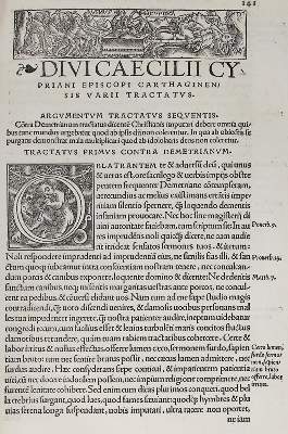 Bild Nr.2: 138-105 Cyprianus,C.: (Alte Drucke, Handschriften und Theologie)