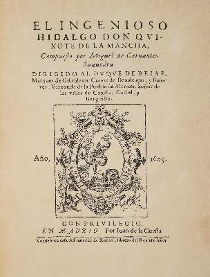 Bild Nr.1: 138-1064 Cervantes Saavedra,M.de.: (Faksimile)
