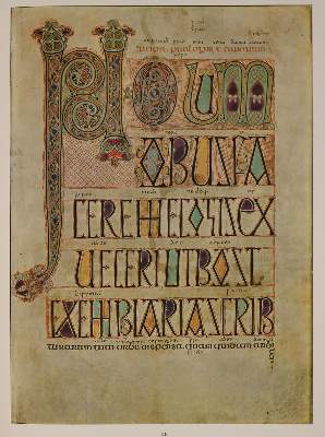 Bild Nr.3: 138-1067 Codex Lindisfarnensis.: (Faksimile)