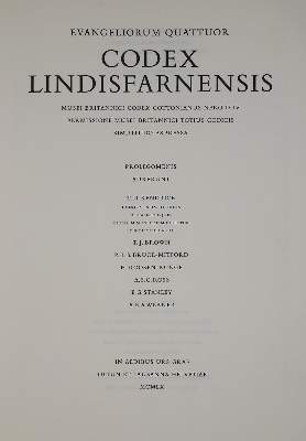 Bild Nr.3: 138-1089 Lindisfarnensis, Codex.: (Faksimile)