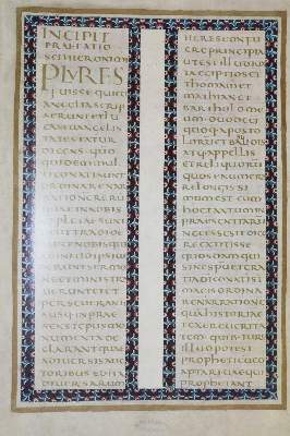 Bild Nr.1: 138-1091 Lorscher Evangeliar, Das.: (Faksimile)