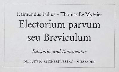 Bild Nr.1: 138-1092 Lullus,R. u. T.Le Myesier.: (Faksimile)