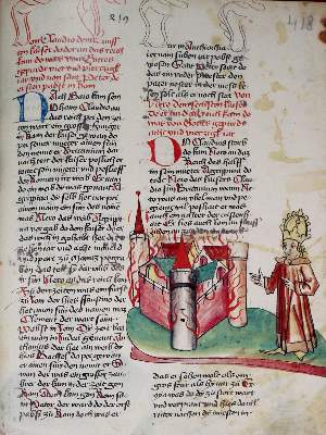 Bild Nr.7: 138-1121 Vorauer Volksbibel: (Faksimile)