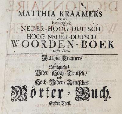 Bild Nr.1: 138-1147 (Kramer,M.: (Lexika - Wörterbücher - Sprachwissenschaften)