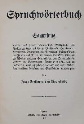 Bild Nr.1: 138-1155 Sammlung: (Lexika - Wörterbücher - Sprachwissenschaften)
