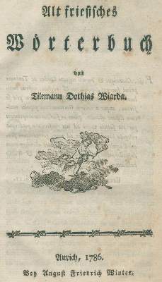 Bild Nr.1: 138-1158 Wiarda,T.D.: (Lexika - Wörterbücher - Sprachwissenschaften)